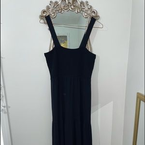 Black long dress from LOFT! 95% Rayon 5% Spandex!